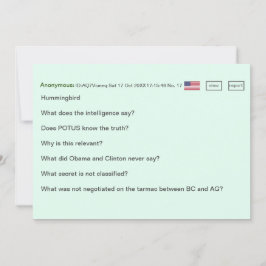 Secret Code Geburtskarte 🕵️ lustige Verschwörung  Karte