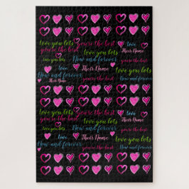 Secret Crush Gift - Verbergen Sie eine Nachricht v Puzzle