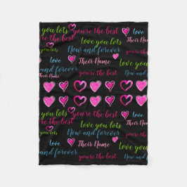 Secret Crush, Personalisierter Geschenkspass der e Fleecedecke