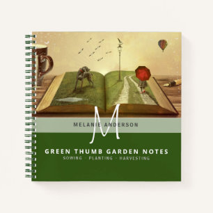 Secret Garden Green Thumb Gardeners Journal Notizbuch