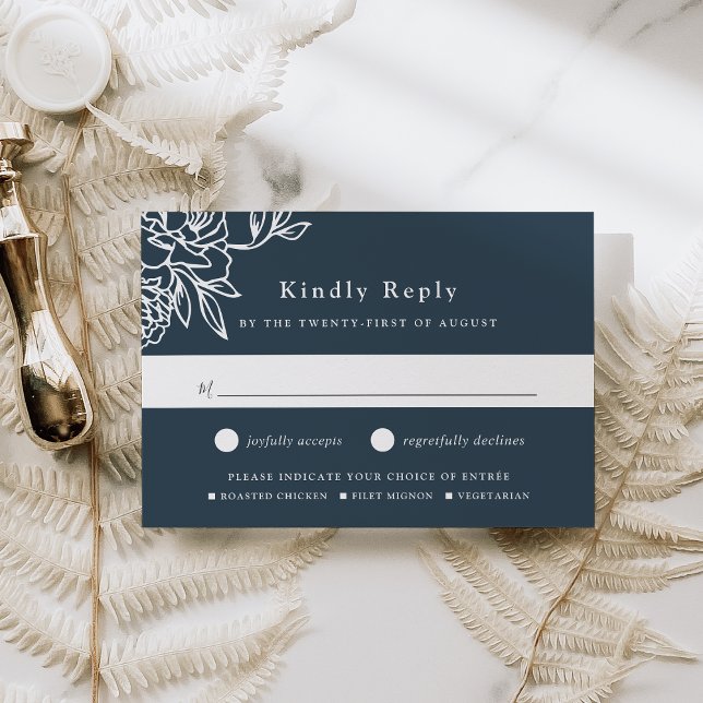 Secret Garden Meal Choice RSVP Card (Von Creator hochgeladen)