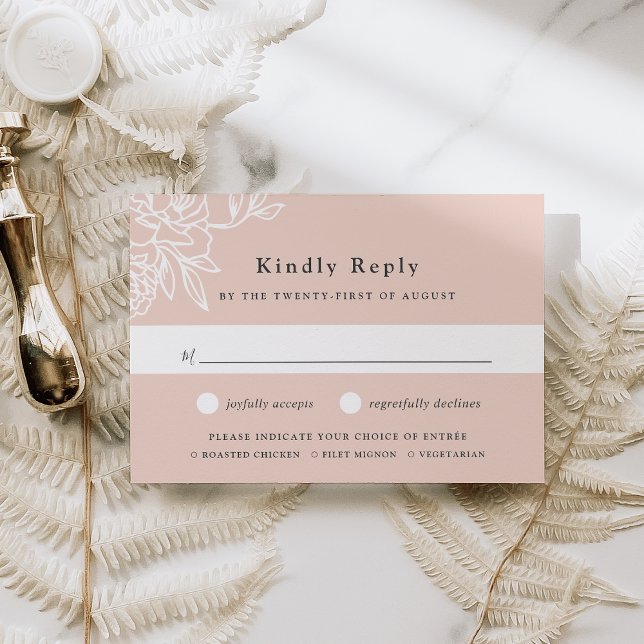 Secret Garden Meal Choice RSVP Card (Von Creator hochgeladen)