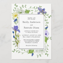 Secret Garden Rustic Boho Wildblumen Hochzeit