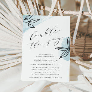 Secret Garden Twins Kinderdusche Einladung