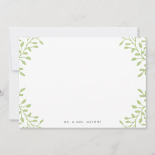 Secret Garden Wedding Stationery - Apple Mitteilungskarte
