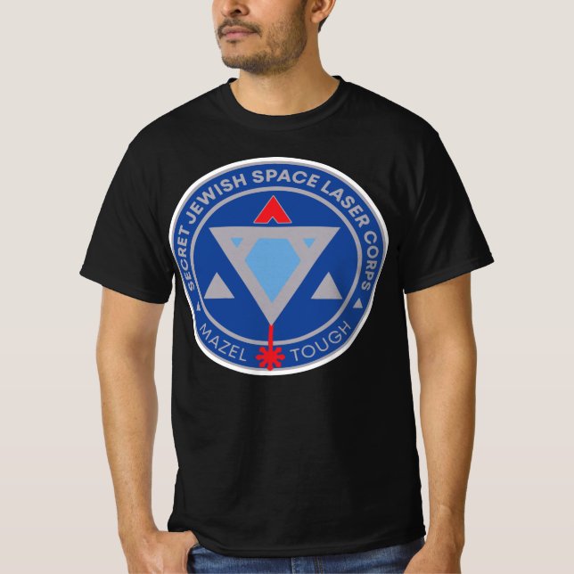 Secret Jewish Space Laser Corps T-Shirt For Men (Vorderseite)