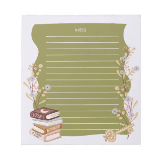 Secret Library Notepad Notizblock