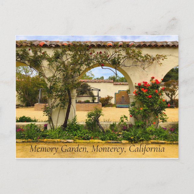 Secret Memory Garden Monterey Postkarte (Vorderseite)