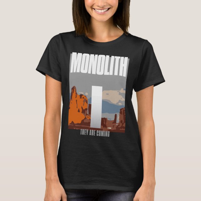 Secret Monolith von Utah T-Shirt (Vorderseite)