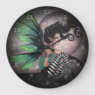 Secret Place Gothic Fairy Fantasy Art Clock Große Wanduhr