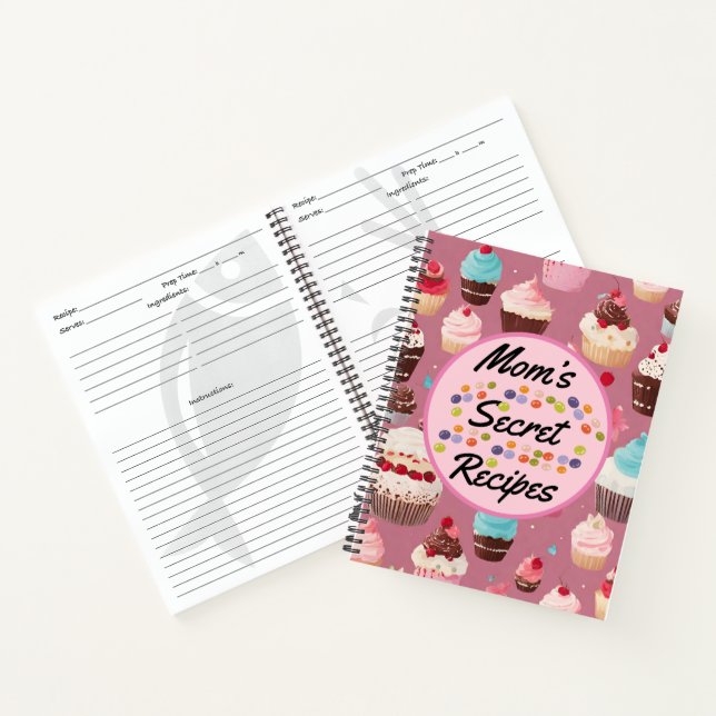 "Secret Recipes"-Notebook der Mama Notizbuch (Innenseite)