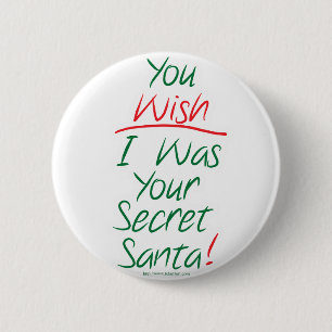 Secret Santa Button