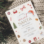 Secret Santa Christmas Party Einladung<br><div class="desc">"Mystery and Merriment: Secret Santa Christmas Party Einladung" Bereiten Sie sich auf einen Abend vor, der mit Intrige und Lachen gefüllt ist mit unserer 'Secret Santa Christmas Party Einladung'. Diese Einladung ist das Tor zu einem in Rätsel gehüllten Fest, bei dem sich Freunde und Kollegen zu einem Secret Santa-Geschenkaustausch treffen,...</div>