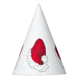Secret Santa Claus Ho Ho Ho Red Christmas Holiday Partyhütchen