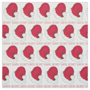 Secret Santa Claus Red Hat Weihnachten Weihnachten Stoff