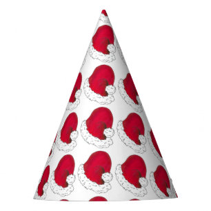 Secret Santa Claus Vater Weihnachts Red Hat Partyhütchen