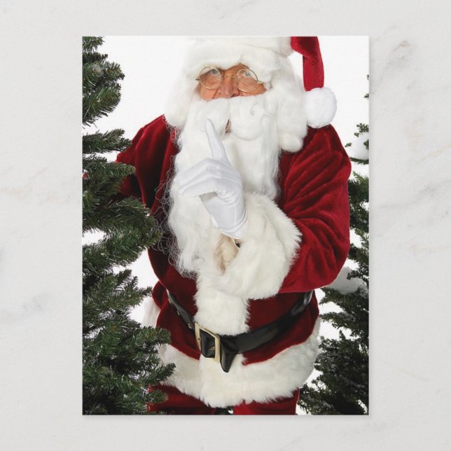 Secret Santa Feiertagspostkarte (Vorderseite)