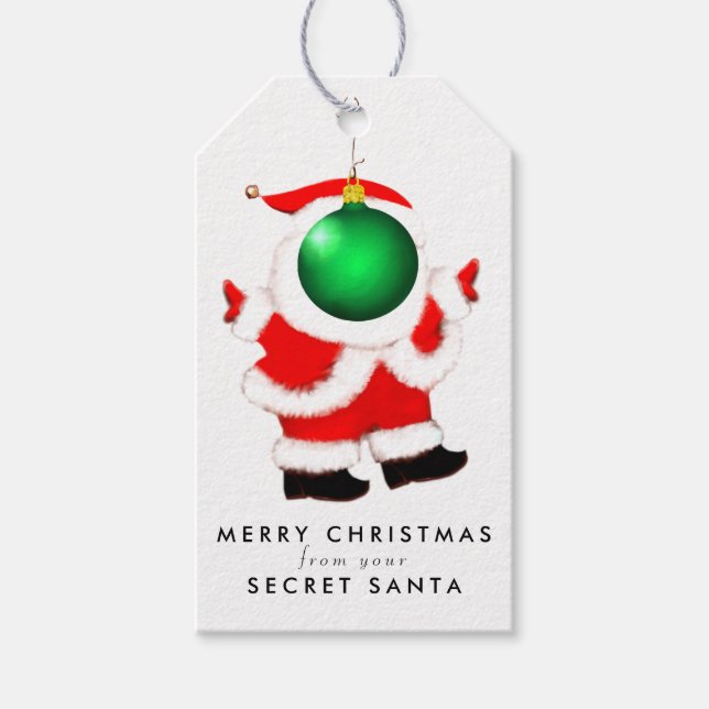 Secret Santa Geschenkanhänger (Vorderseite)