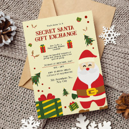 Secret Santa Gift Exchange Einladung
