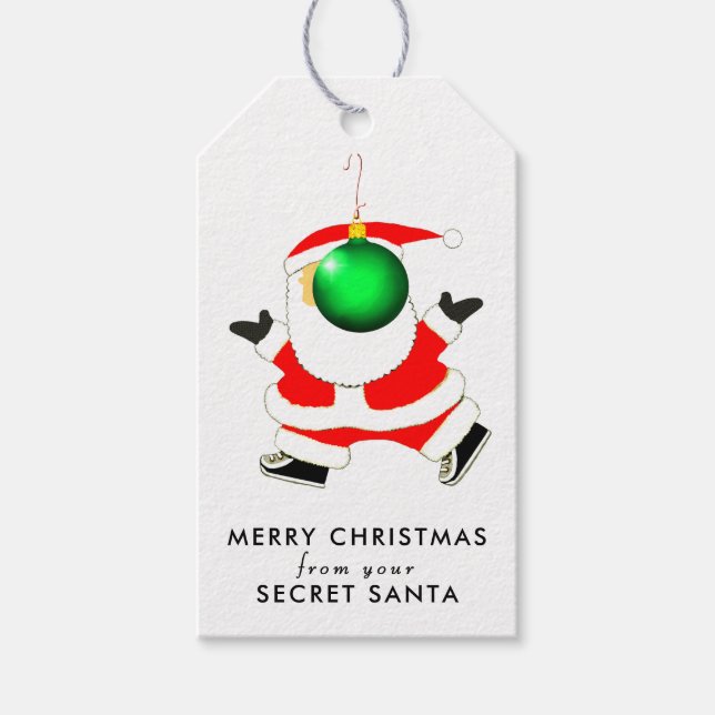 Secret Santa Gift Tags Geschenkanhänger (Vorderseite)