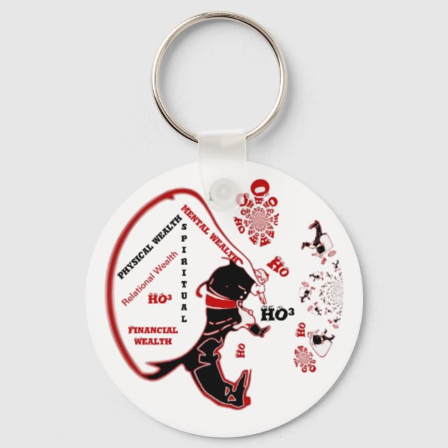 Secret Santa Gift - Wohlstand und Wohlstand Schlüsselanhänger (Vorderseite)