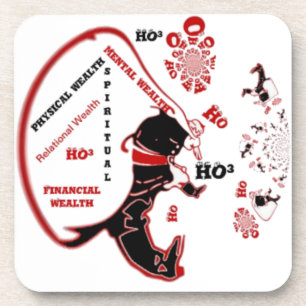 Secret Santa Gift - Wohlstand und Wohlstand Untersetzer