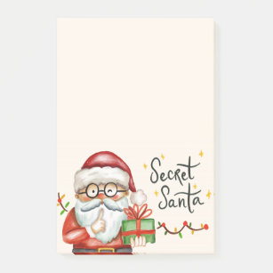 Secret Santa Post-it Klebezettel