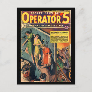 Secret Service Operator 5 - Sep-Oct 1938a_Pulp Art Postkarte