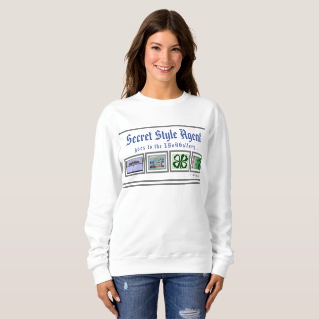  Secret Style Agent von LBDesignT-Shirt Sweatshirt (Vorne ganz)