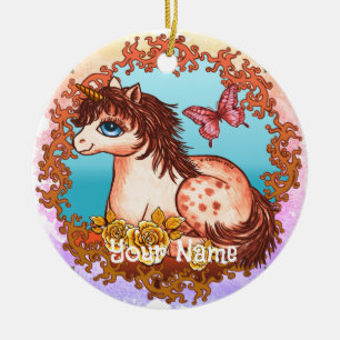 Secret Unicorn Keramik Ornament