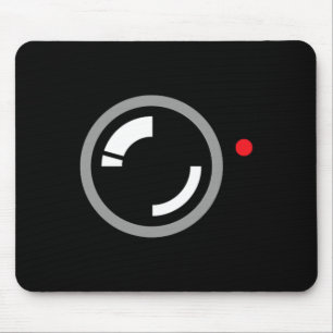 Secret Video Recording Funny Cameraman Halloween C Mousepad