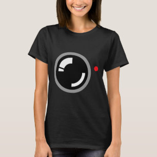 Secret Video Recording Funny Cameraman Halloween C T-Shirt