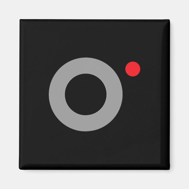 Secret Video Recording Funny Secret Agent Hallowee Magnet (Vorne)