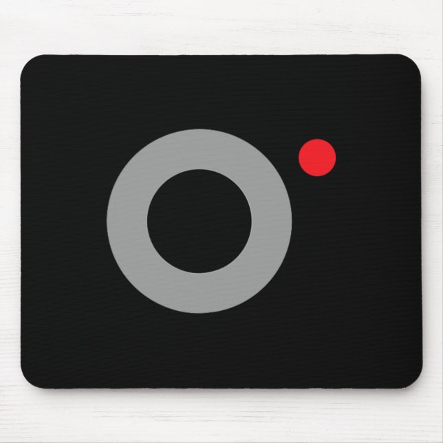 Secret Video Recording Funny Secret Agent Hallowee Mousepad (Vorne)