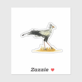 Secretary Bird Aufkleber