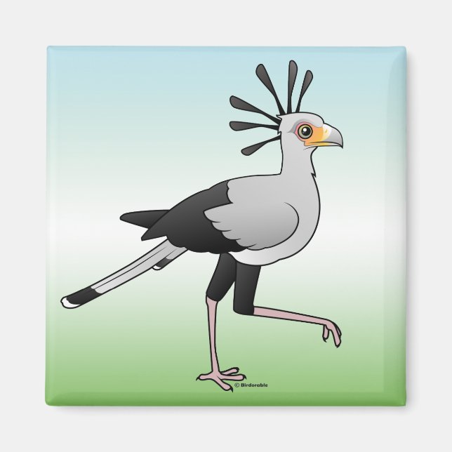 Secretary Bird Magnet (Vorne)
