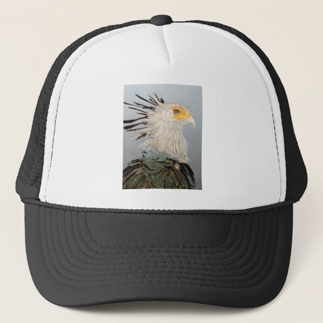 Secretary Bird Truckerkappe (Vorderseite)