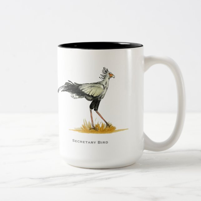 Secretary Bird Two-Tone Coffee Tasse (Rechts)