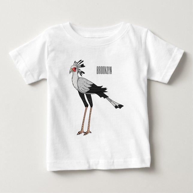 Secretary Cartoon Illustration Baby T-shirt (Vorderseite)