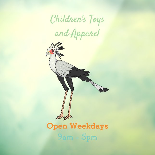 Secretary Cartoon Illustration Fensteraufkleber (Blatt 3)