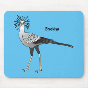 Secretary Cartoon Illustration Mousepad