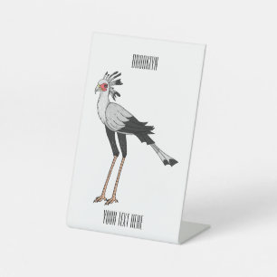 Secretary Cartoon Illustration Sockelschild