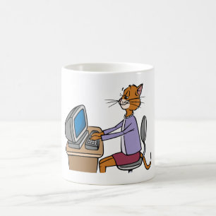 Secretary Cat Kaffeetasse