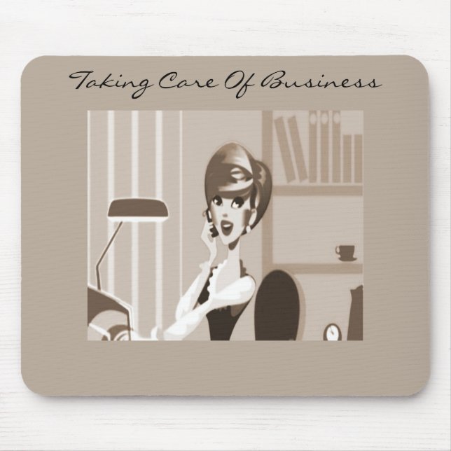 Secretary Girl Alicia Mousepad (Vorne)