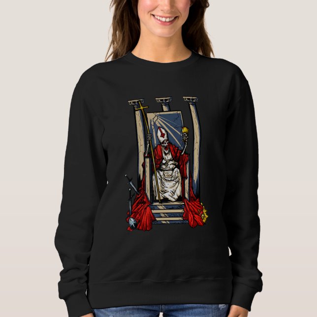 Secula Seculorum Hardcore to Hell Creepy Sweatshirt (Vorderseite)