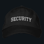 Security Bestickte Baseballkappe<br><div class="desc">Custom Security Embroidered Hats Cap</div>