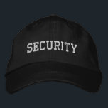 Security Bestickte Baseballkappe<br><div class="desc">Custom Security Embroidered Hats Cap</div>