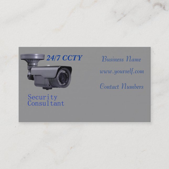 Security Business Card Visitenkarte (Vorderseite)