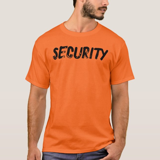 SECURITY (front AND back) T-shirt (Vorderseite)