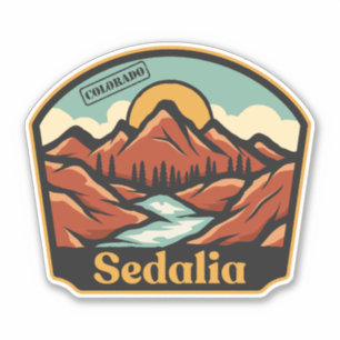 Sedalia, Colorado-Aufkleber Aufkleber